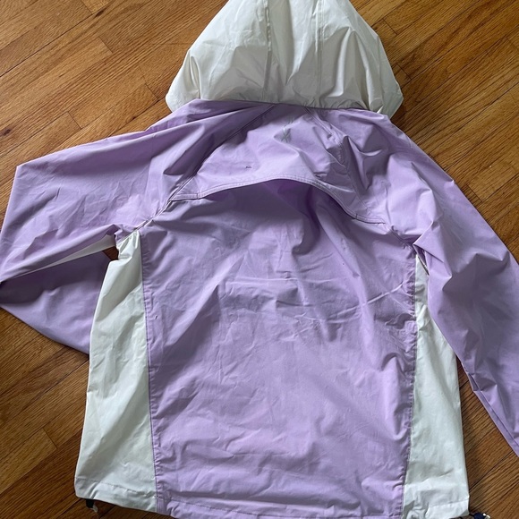 Ralph Lauren Women’s S Purplish/Pink and Cream Hooded Windbreaker Jacket NWT - Picture 6 of 8
